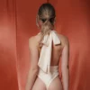 Maillot de bain une pièce ivoire ALBA - Balnina - vue 8